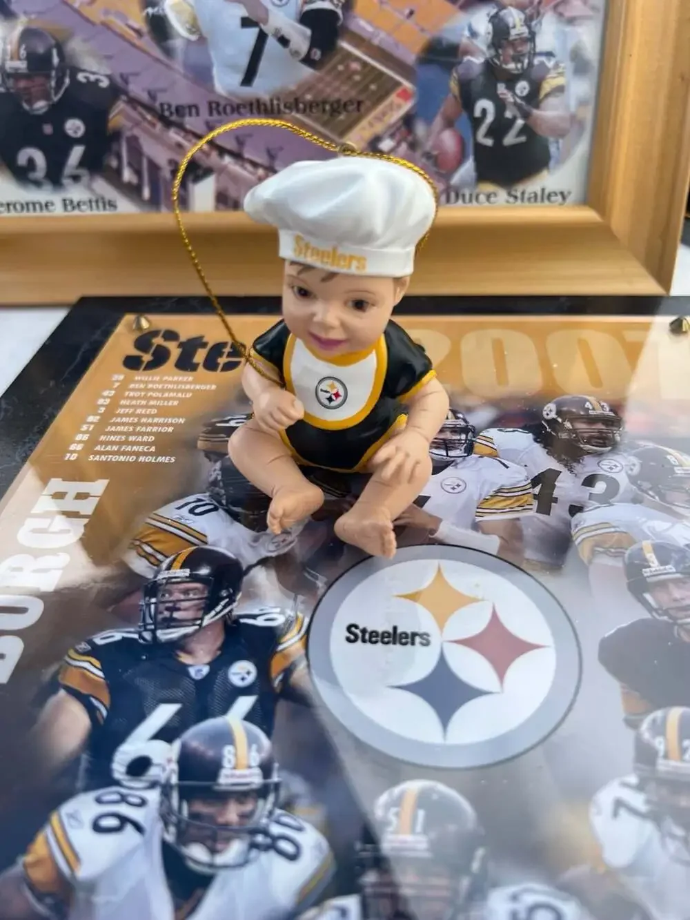 NFL Pittsburgh Steelers Ornament Half Time Snack Born To Be A Steelers Fan